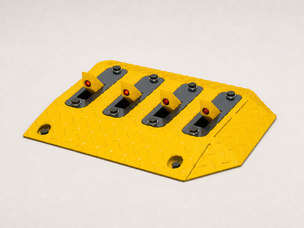 Directional Flow Plate photographed in a clean industrial setting