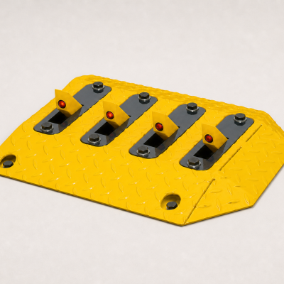 Directional Flow Plate photographed in a clean industrial setting