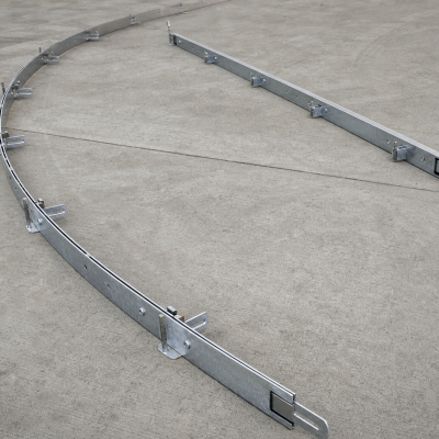 Flexible Road Form photographed in a clean industrial setting