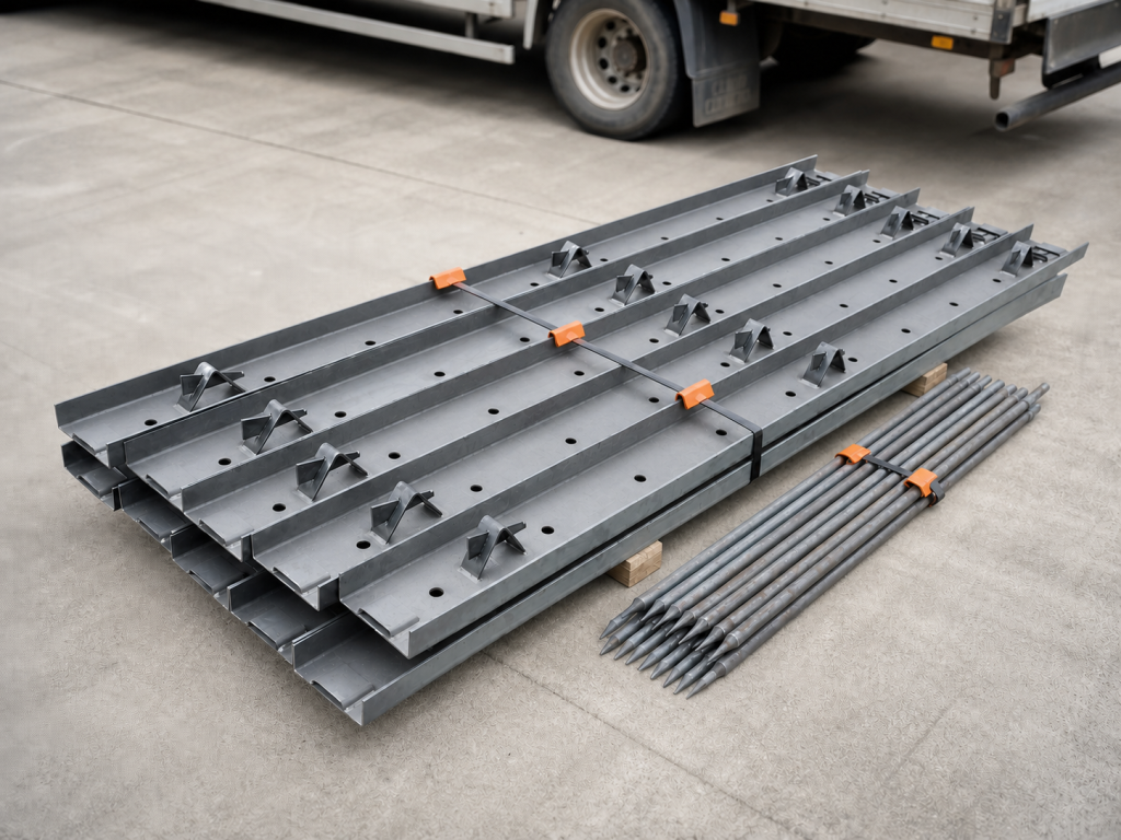 Rigid Road Form Hire photographed in a clean industrial setting