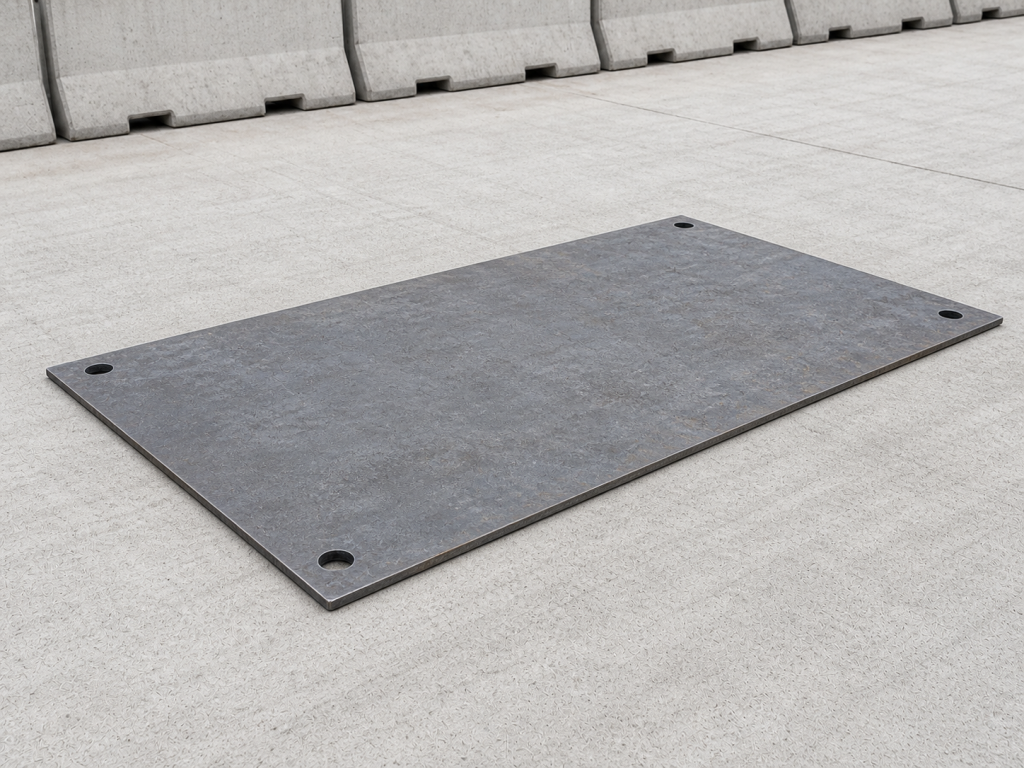 Steel Road Plate photographed in a clean industrial setting