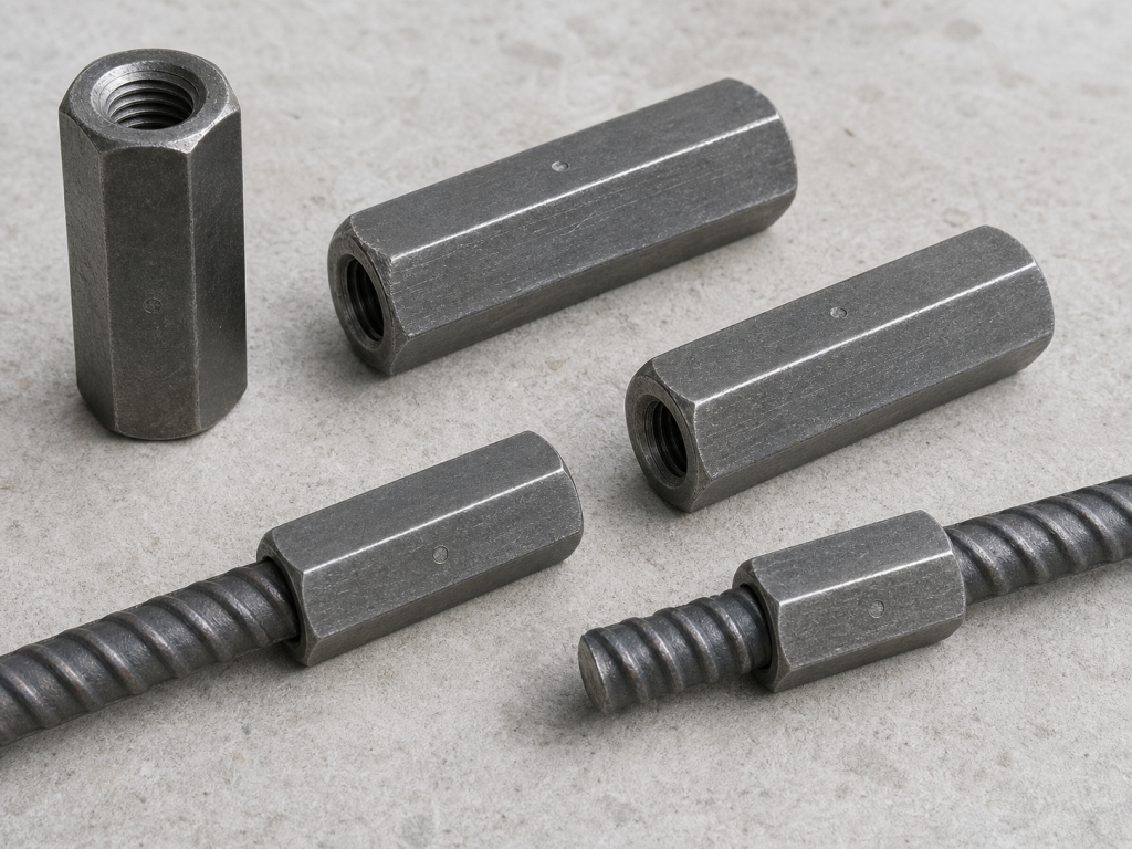 Tie Bar Connector photographed in a clean industrial setting